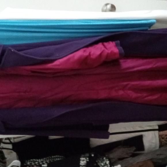 Maxi purple cashmere coat - Picture 3 of 4